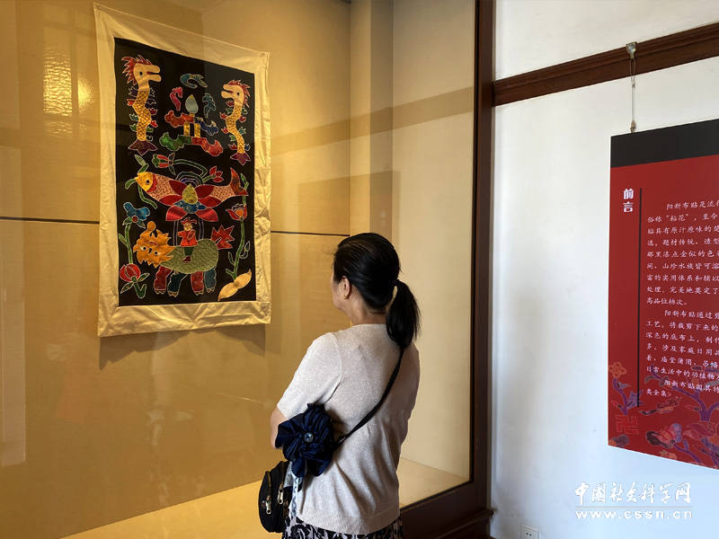 楚风遗韵雉域奇葩国家级非物质文化遗产阳新布贴特展在江汉关博物馆